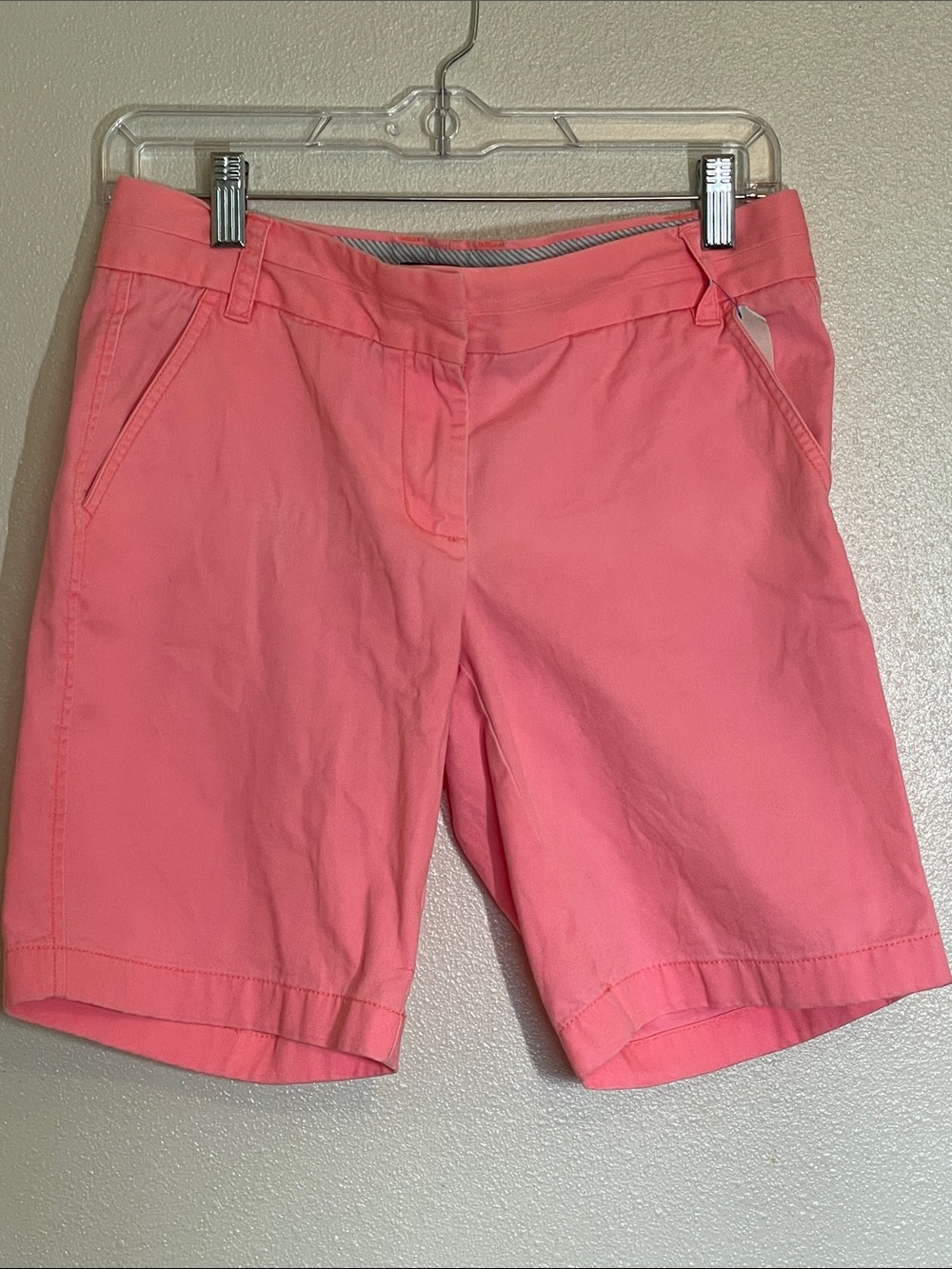 J. Crew Pink Coral Bermuda Shorts